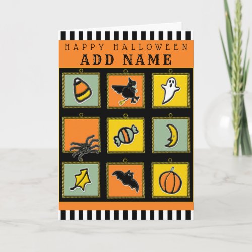 Personalized Kids Halloween Card