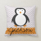 personalised penguin pillow
