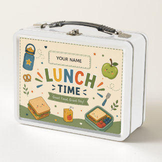 Personalized Kids Lunch Box | Lunch Time