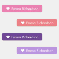 Personalized Kids Name Labels – Skinny Waterproof