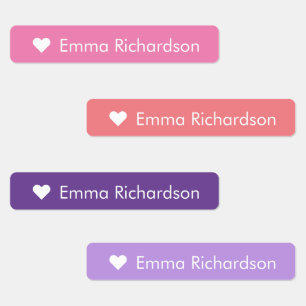 Personalized Kids Name Labels – Skinny Waterproof