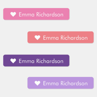 Personalized Kids Name Labels – Skinny Waterproof