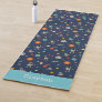Personalized Kids Outer Space Theme Yoga Mat
