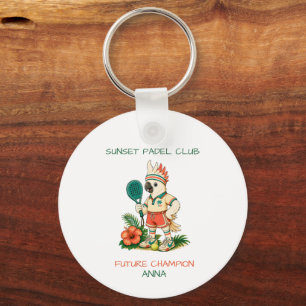 Personalized Kids Padel Backpack Keychain Custom