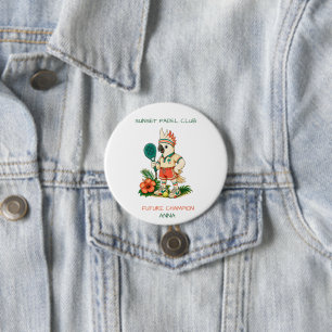 Personalized Kids Padel Backpack Pin Custom Name