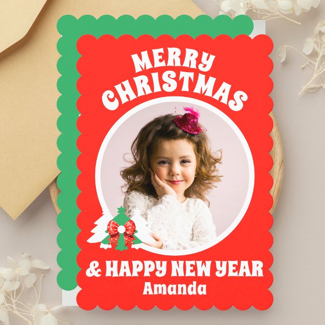 Personalized Kid's Photo Christmas Holiday Card (Creator Uploaded)