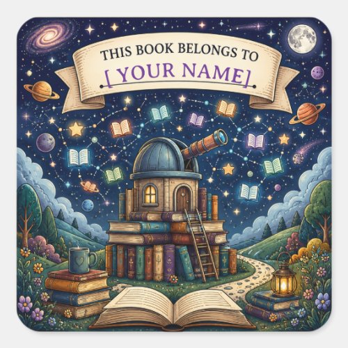 Personalized Kids Reading Adventure Bookplate