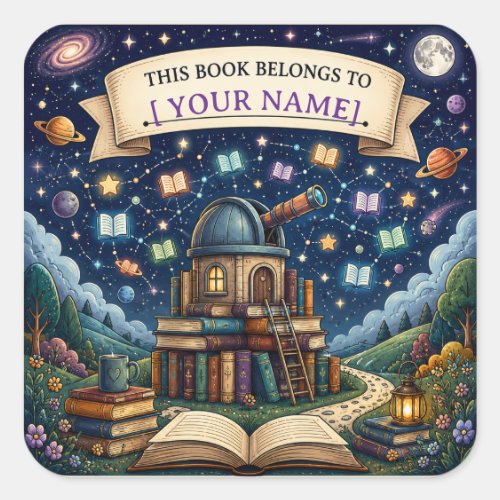Personalized Kids Reading Adventure Bookplate