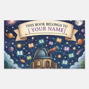 Personalized Kids Reading Adventure Bookplate