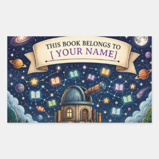 Personalized Kids Reading Adventure Bookplate