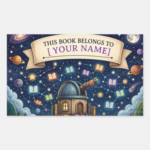 Personalized Kids Reading Adventure Bookplate