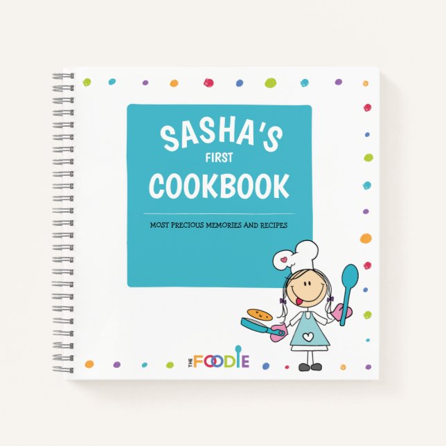 Personalized Kids Recipe Book (Front)