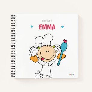 Personalized kids recipe book