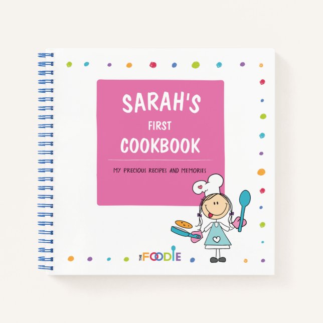 Personalized Kids Recipe Book (Front)
