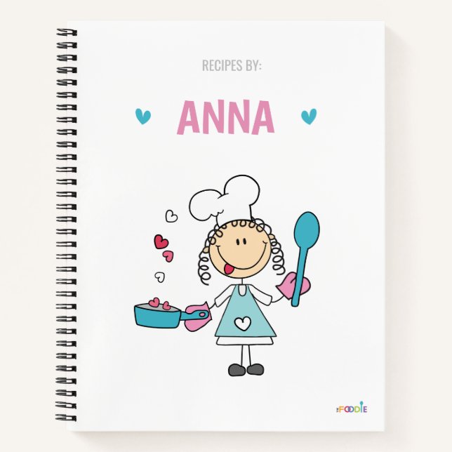 Personalized kids recipe book (Front)