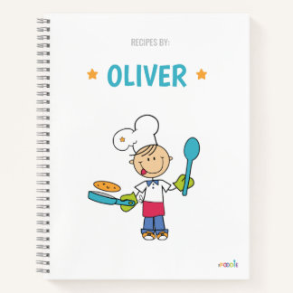 Personalized kids recipe book