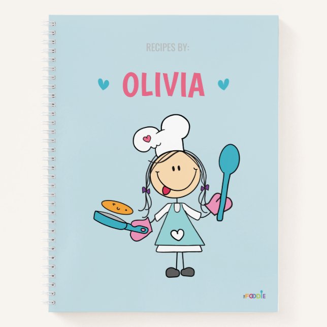Personalized kids recipe book (Front)