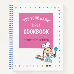 Personalized kids recipe book