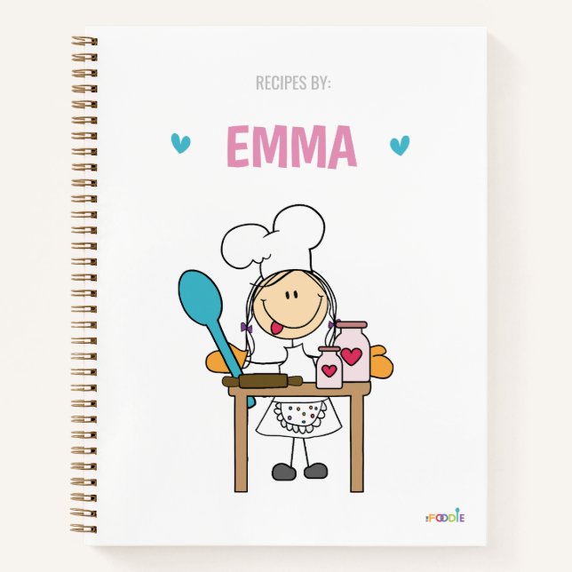 Personalized kids recipe book (Front)