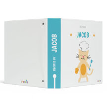 Personalized kids recipe book