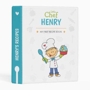 Personalized Kids Recipe Book Mini Binder