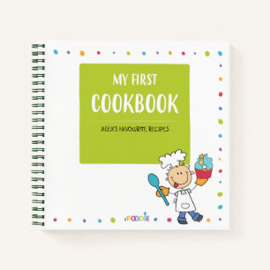 Personalized Kids Recipe Notebook