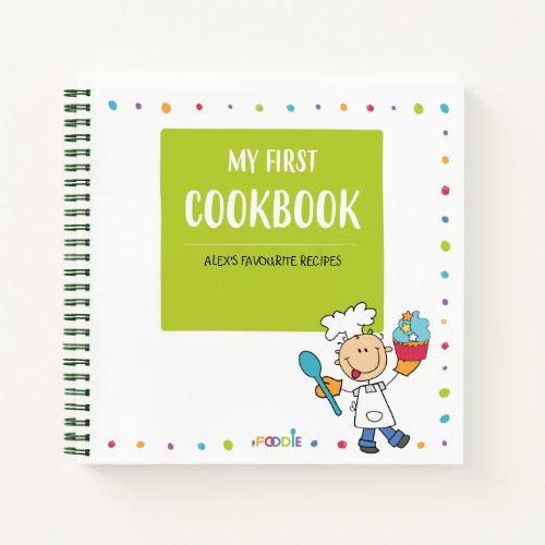 Personalized Kids Recipe Notebook
