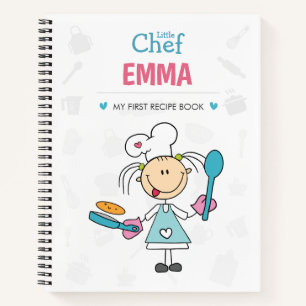 Personalized Kids Recipe Notebook – Little Chef