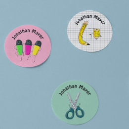 Personalized Kids School - Back to school Kids' Labels