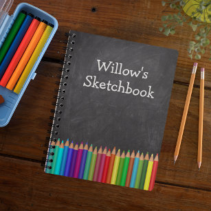 Colored Pencils Notebooks & Journals