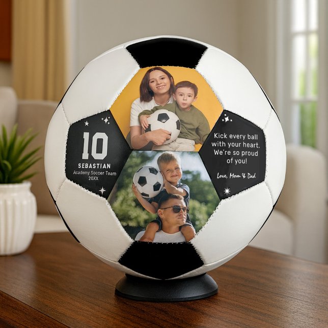 Personalized Kids Soccer Photo and Custom Message Soccer Ball (Creator Uploaded)