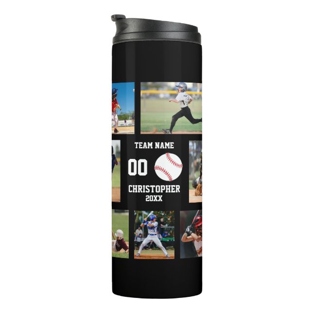 Personalized Kids Sport Baseball  Thermal Tumbler (Rotated Right)