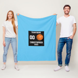 Personalized Kids Sport Room Fleece Blanket