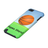 Personalized Kid's Sports Basketball Sunny Day iPod Touch (5th Generation) Cover (Bottom)