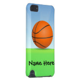 Personalized Kid's Sports Basketball Sunny Day iPod Touch (5th Generation) Cover (Back/Right)