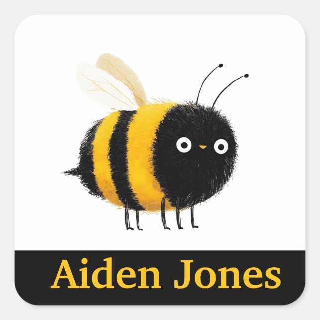 Personalized kids stickers colorful (Front)