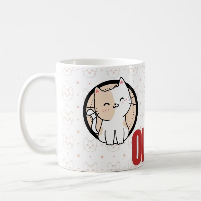 Personalized Kids Superhero Mug – Custom Name Gift (Left)