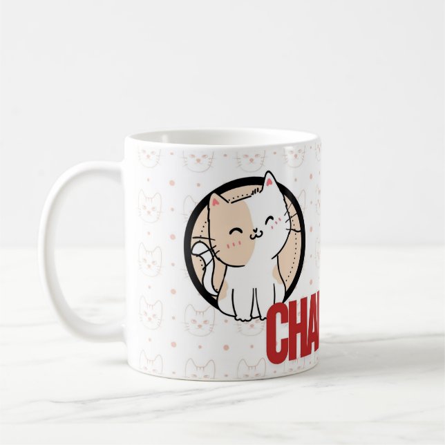 Personalized Kids Superhero Mug – Custom Name Gift (Left)