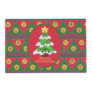 Personalized Kids' Table Christmas Placemat