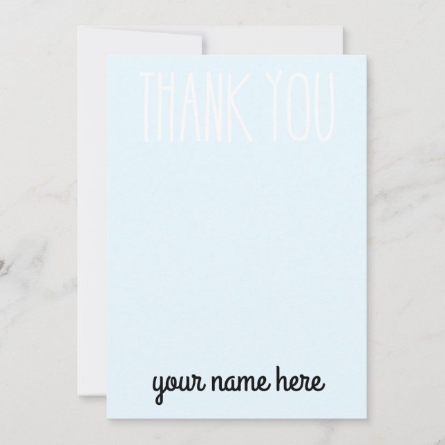 Personalized Kids Thank You Cards (Front)
