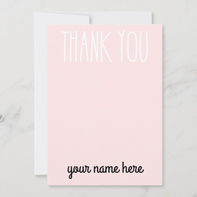 Personalized Kids Thank You Cards (Front)