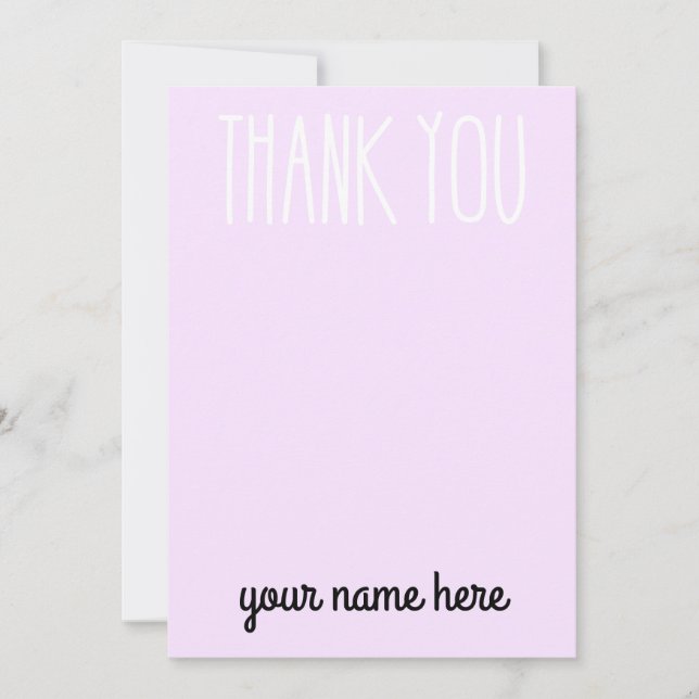 Personalized Kids Thank You Cards (Front)