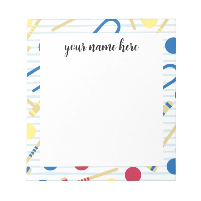Personalized Kids Thank You Notepad (Front)