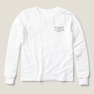 Personalized Kid's Tri-blend Long Sleeve Shirt