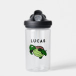 Personalized Kids Water Bottle W/Name - Sea Turtle<br><div class="desc">Personalized kid's Water Bottle with name,  Custom Child Water Bottles,  Kid's Sippy Cup,  Kid's Sports Bottle,  Kid's Party Favors,  Gift Ideas for Kids</div>