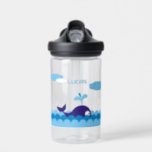 Personalized Kids Water Bottle With Name - Whale<br><div class="desc">Personalized kid's Water Bottle with name,  Custom Child Water Bottles,  Kid's Sippy Cup,  Kid's Sports Bottle,  Kid's Party Favors,  Gift Ideas for Kids</div>