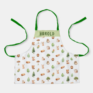 Personalized Kids Woodland Apron