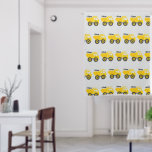 Personalized Kids Yellow Dump Truck  Blackout Curtains<br><div class="desc">Fun yellow dump truck construction vehicle with your child's name. You can change the text,  font style and color. Personalized kid's curtains. Makes a great boy baby shower gift!</div>