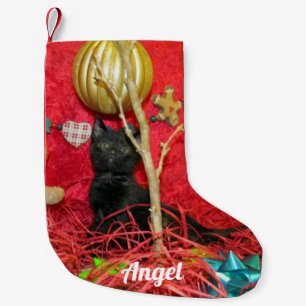 Personalized - Kimba's Christmas Stocking ( Cat )