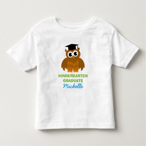 Personalized kindergarten graduate shirt for kids